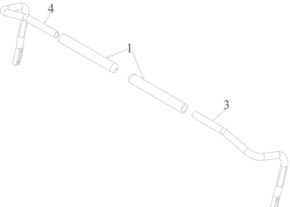 Lap Bars Diagram and Parts List for 2022 Yard Machines Lawn Tractor